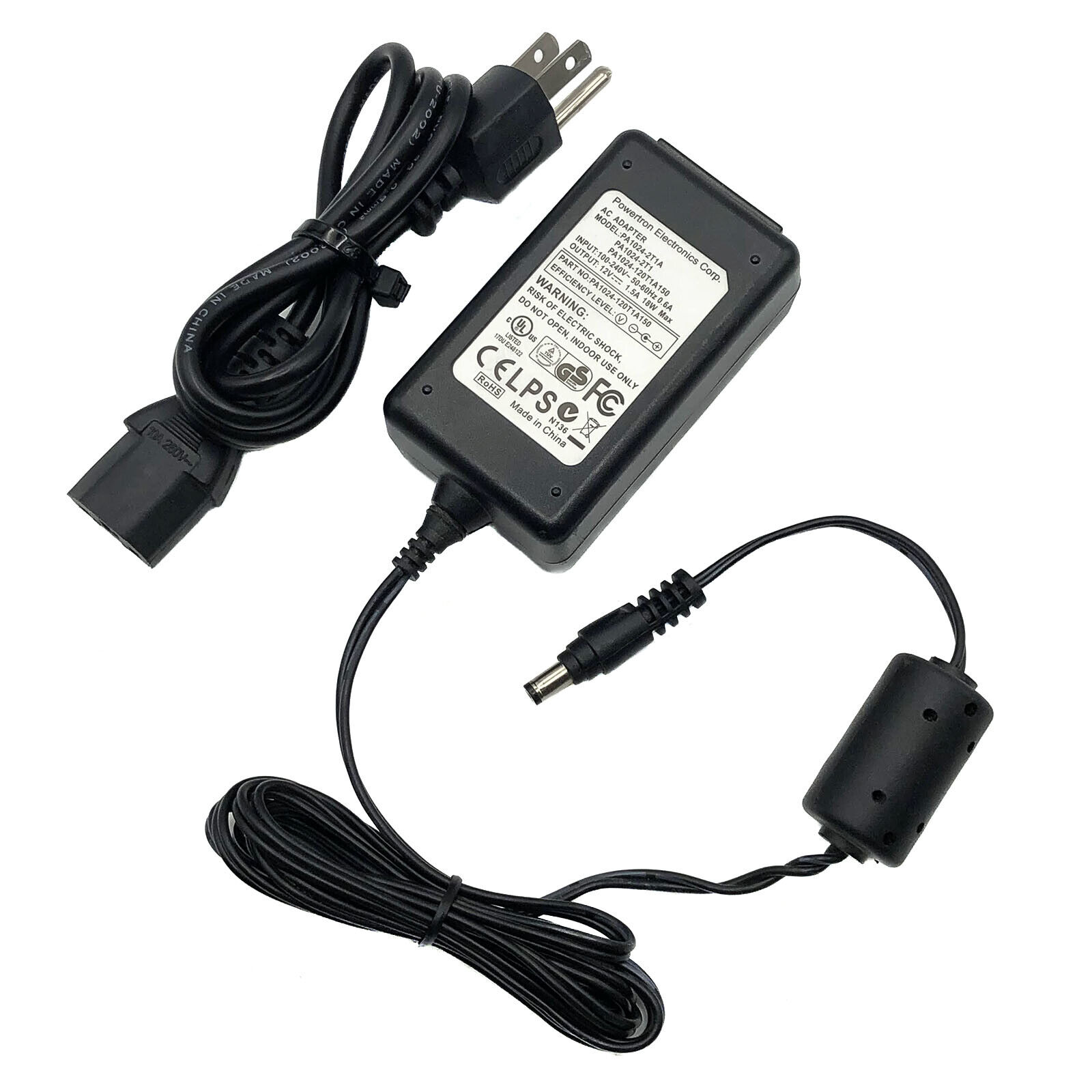 *Brand NEW*Powertron 12V 1.5A 18W AC Adapter PA1024-2T1A PA1024-2T1 PA1024-120T1A150 for Casio WK-65 *Brand NEW*Powertron 12V 1.5A 18W AC Adapter PA1024-2T1A PA1024-2T1 PA1024-120T1A150 for Casio WK-65